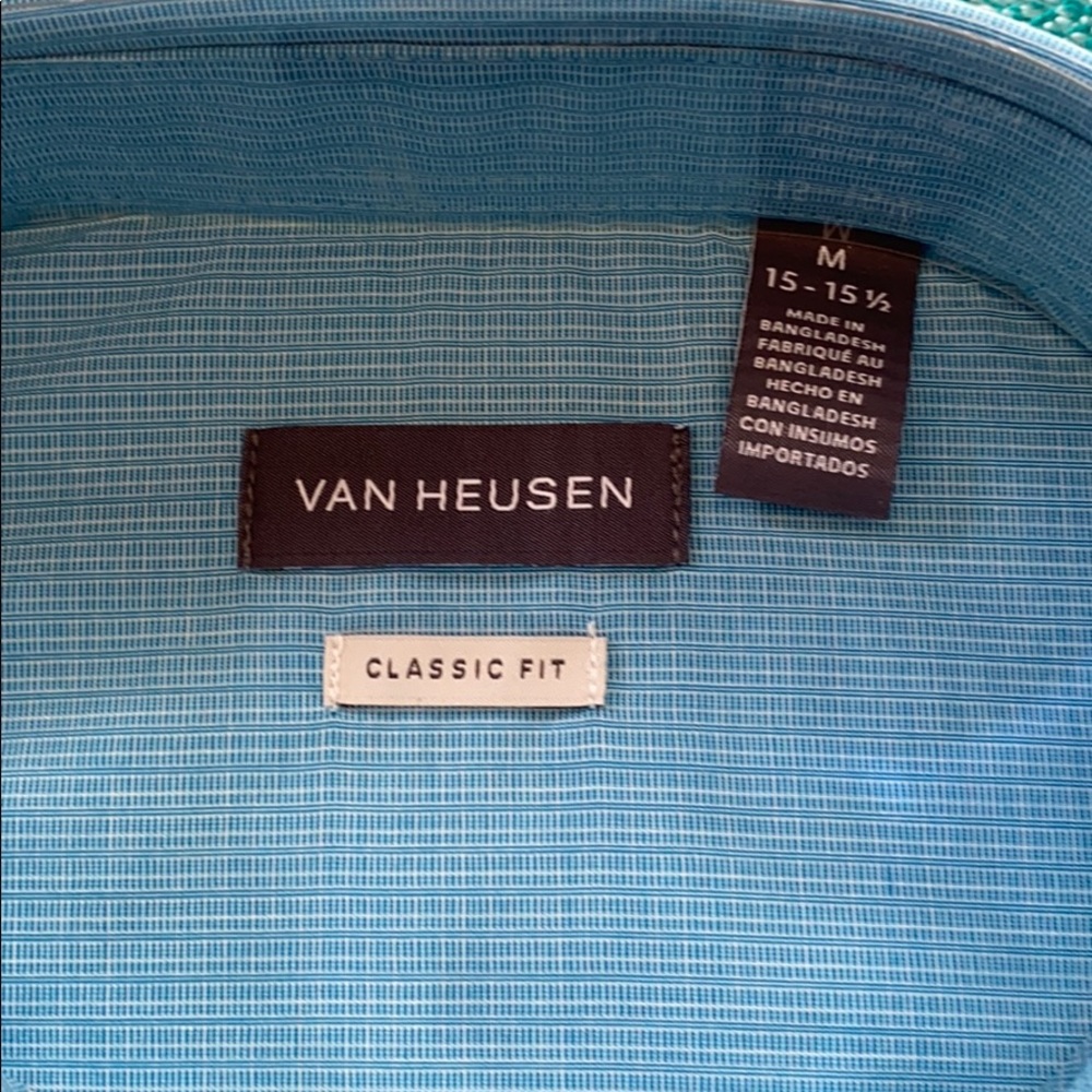 Short sleeve button down shirt Van Heusen medium - Picture 3 of 7